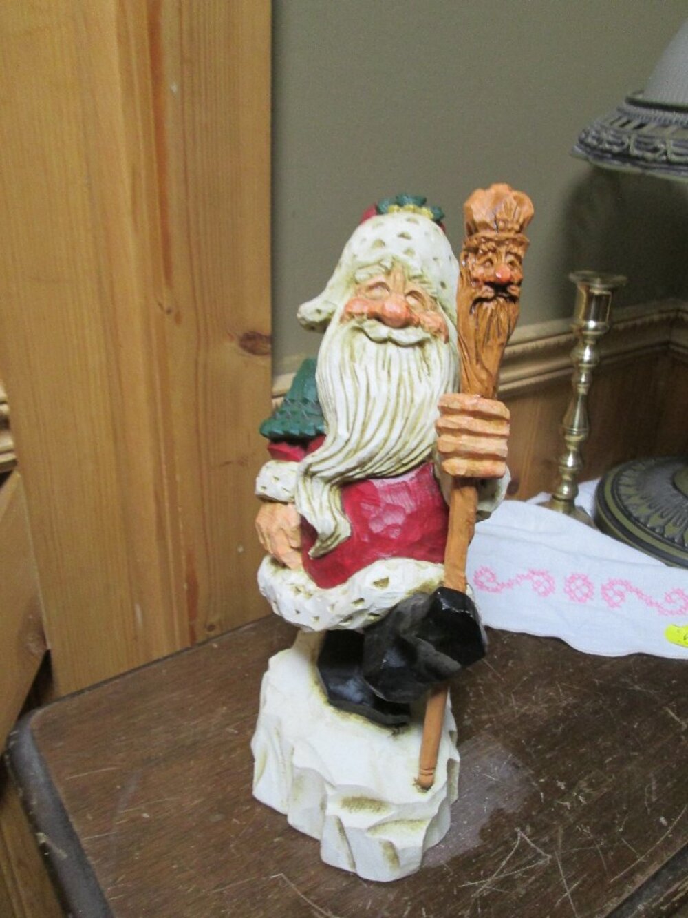 The David Frykman Portfolio 1996 Walking Santa 12 in signed and numbered